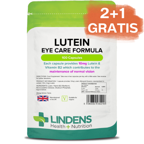 2+1 gratis Lindens Lutein, 100 kapsul - vzdrževanje normalnega vida