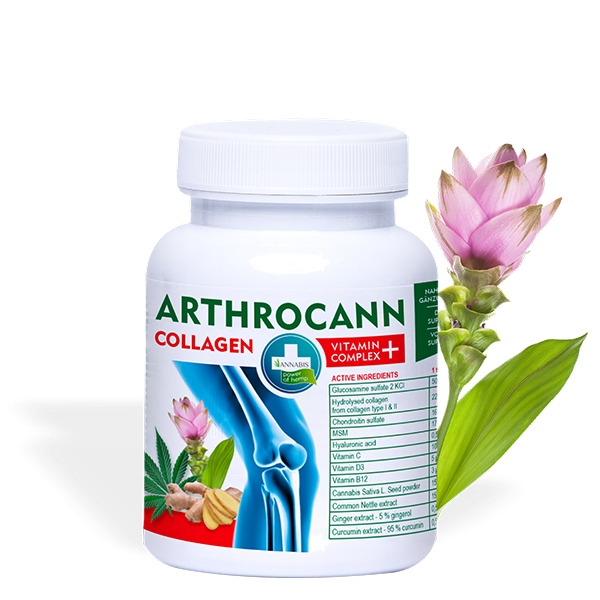 Annabis Arthrocann Collagen Vitamin Complex+ za sklepe, hrustanec, sklepne vezi, 60 tablet