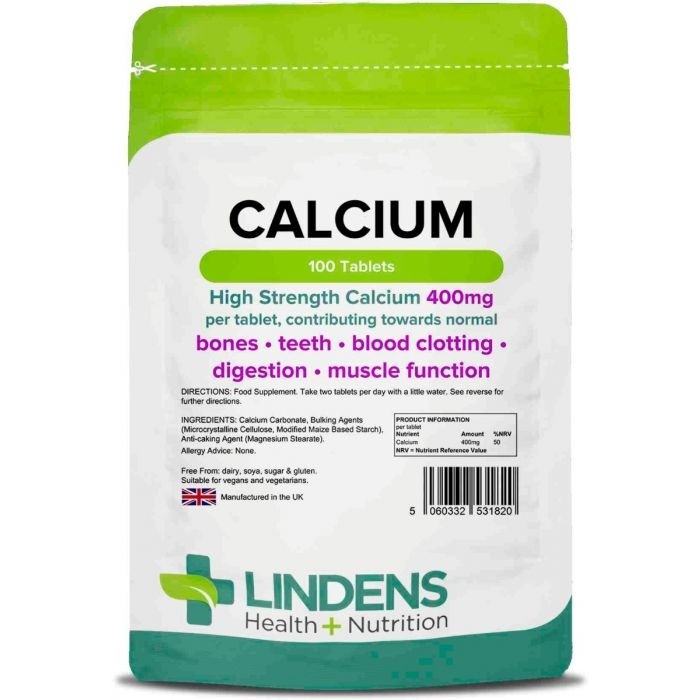 Lindens Calcium - Kalcij 400 mg 100 tablet