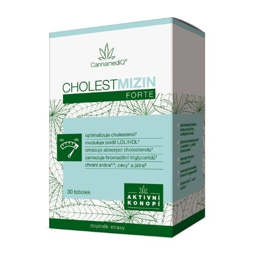 CannamediQ Cholestmizin FORTE, 30 tablet - vzdrževanje normalne ravni holesterola v krvi