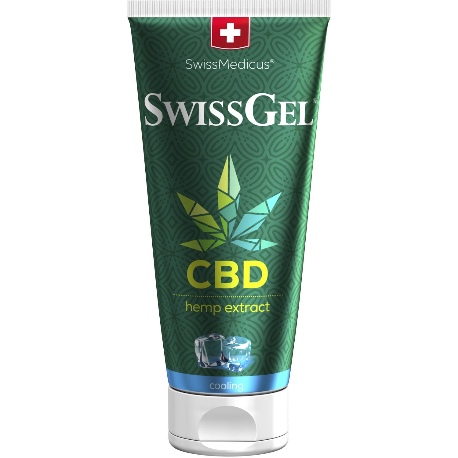 SwissMedicus SwissGel® hladilna konjska mast z izvlečkom konoplje, 200ml