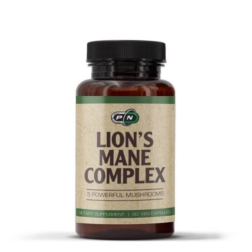 Pure Nutrition Lion's Mane Complex - 5 medicinskih gob, 60 kapsul