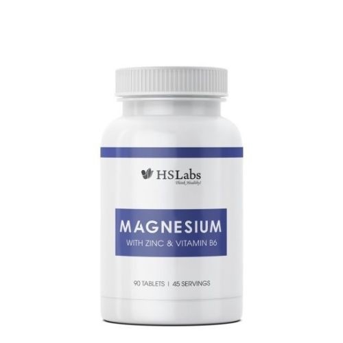 HS Labs Magnesium Zinc B6 - magnezij, cink, vitamin B6, 90 tablet