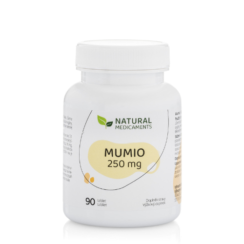 Natural Medicaments Mumio (Mumie) 250mg - pozitiven vpliv na celotni organizem, 90 tablet