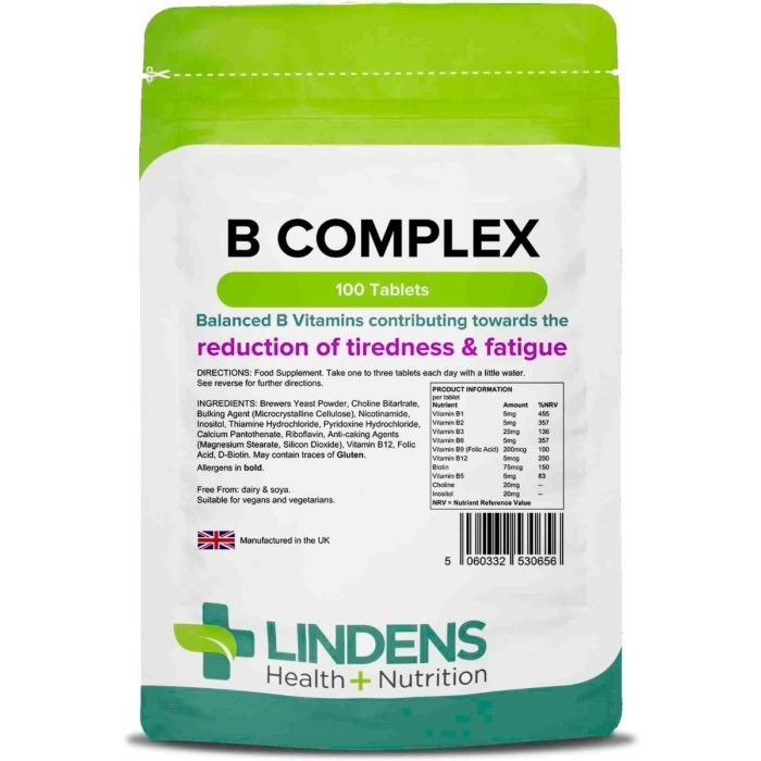 Lindens Vitamin B Complex, 100 tablet