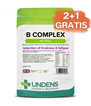 2+1 gratis Lindens Vitamin B Complex, 100 tablet
