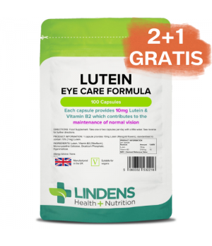 2+1 gratis Lindens Lutein, 100 kapsul - vzdrževanje normalnega vida