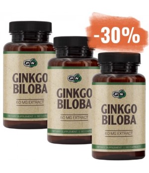 3x 60 kapsul Pure Nutrition Ginkgo Biloba 60 mg