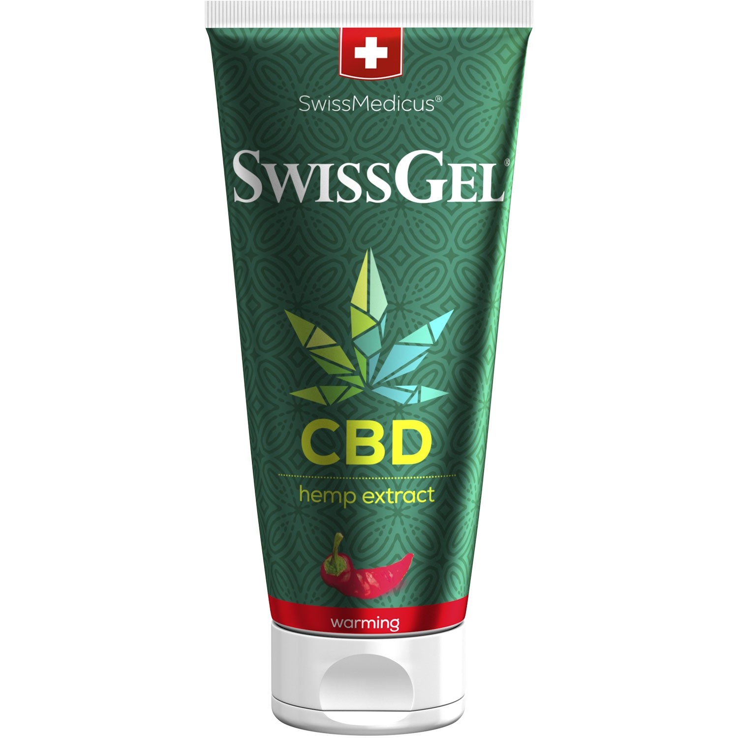 SwissMedicus SwissGel® grelna konjska mast z izvlečkom konoplje, 200ml