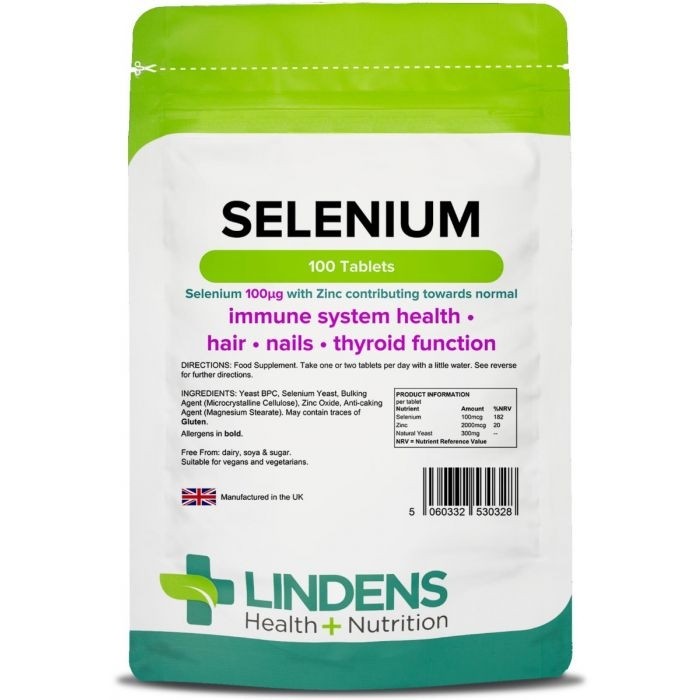 Lindens Selenium 100 μg & Zinc – Selen in Cink, 100 tablet