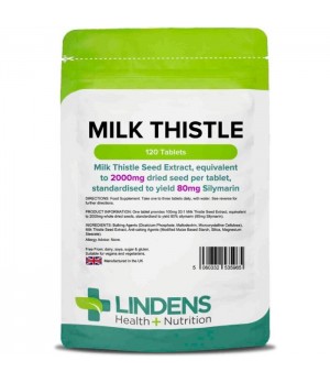 Lindens Milk Thistle – Pegasti badelj, 120 tablet