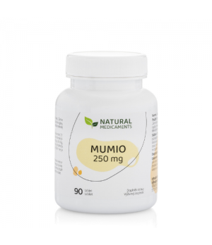 Natural Medicaments Mumio (Mumie) 250mg - pozitiven vpliv na celotni organizem, 90 tablet